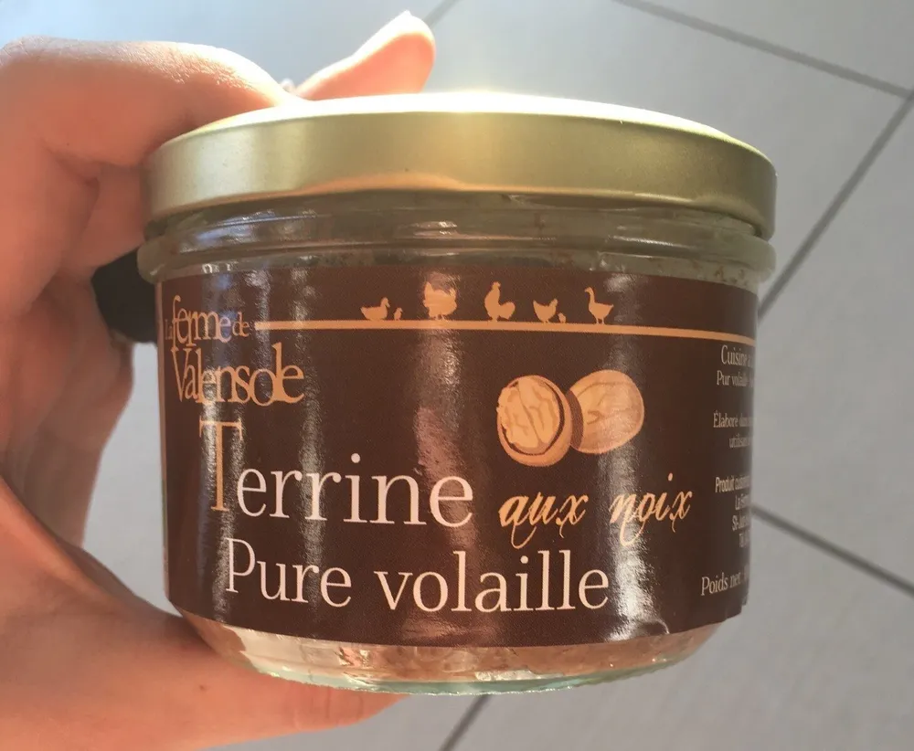 Terrine aix noix pure volaille