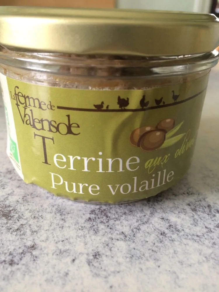 Terrine pure volaille aux olives