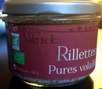 Rillettes pures volailles
