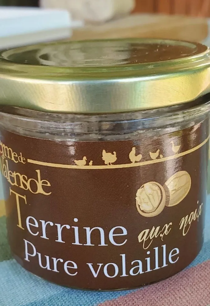 TERRINE  PURE VOLAILLE AUX NOIX