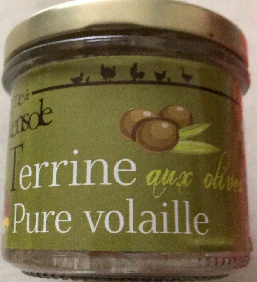 Terrine aux olives pure volaille