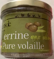 Terrine aux olives pure volaille
