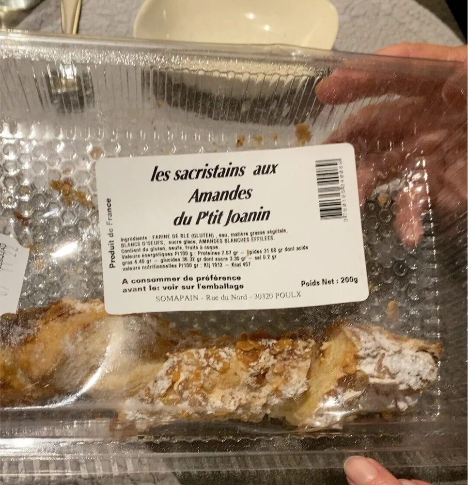 Les sacristains aux amandes du p’tit Joanin