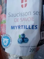 Saucisson sec de Savoie Myrtille