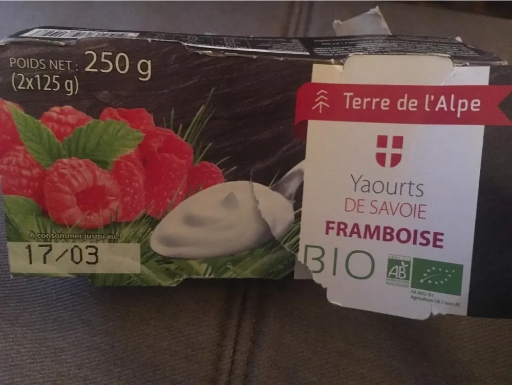 Yaourts framboise