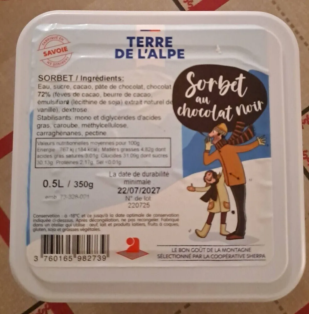 Sorbet au Chocolat