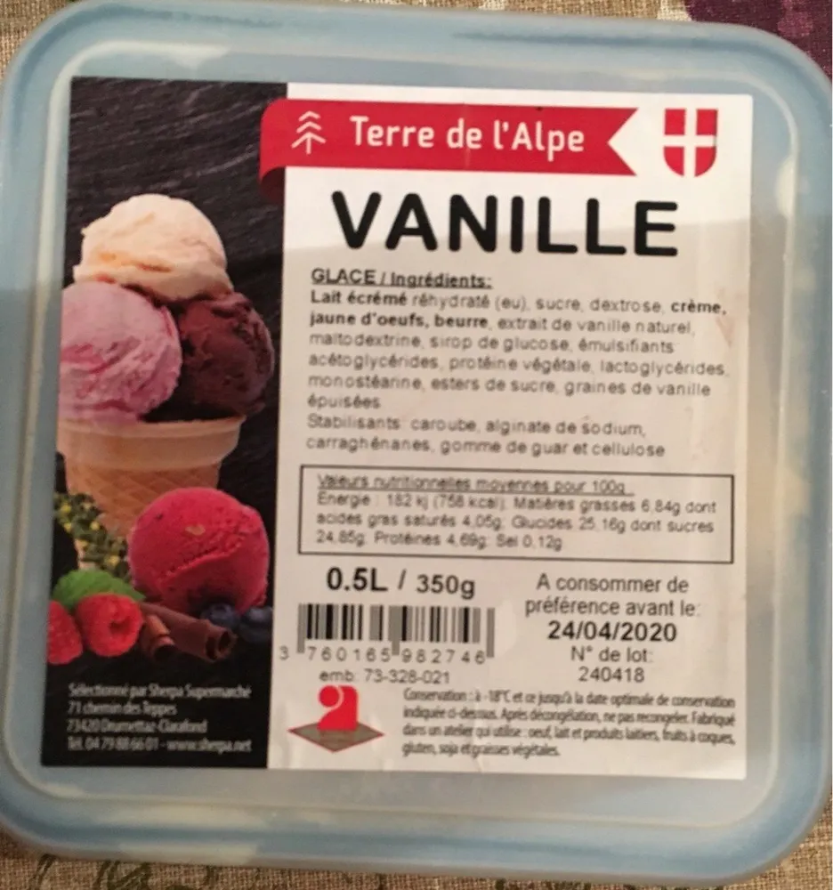 Glace vanille