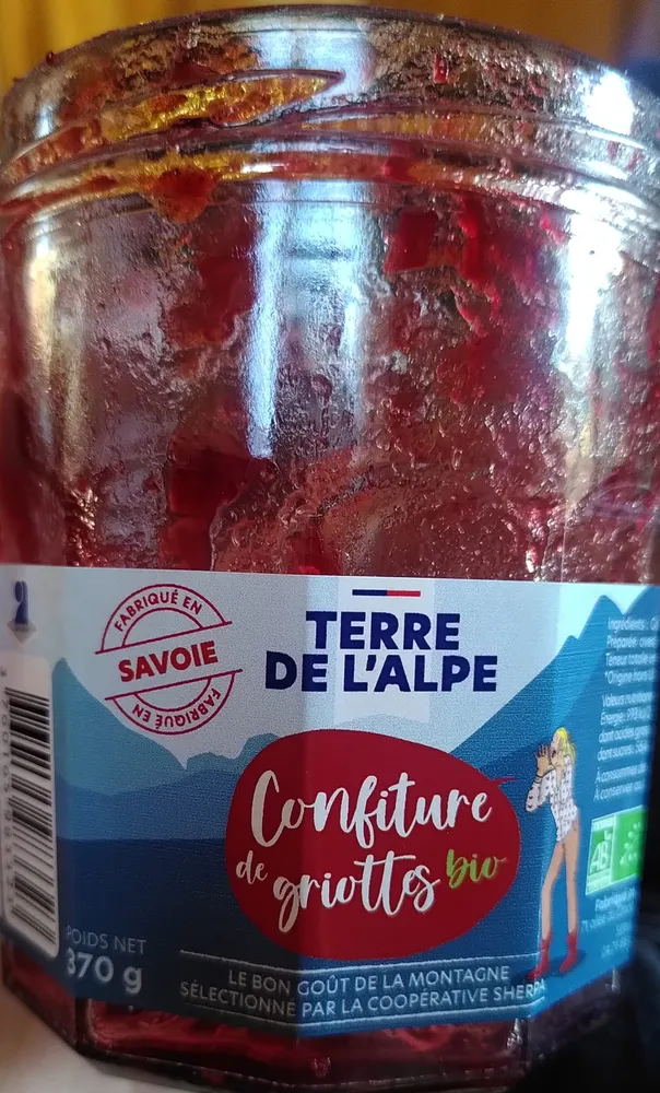 Confiture de griottes bio