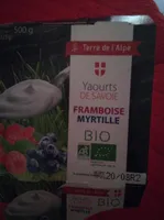 Yaourt de Savoie Framboise Myrtille