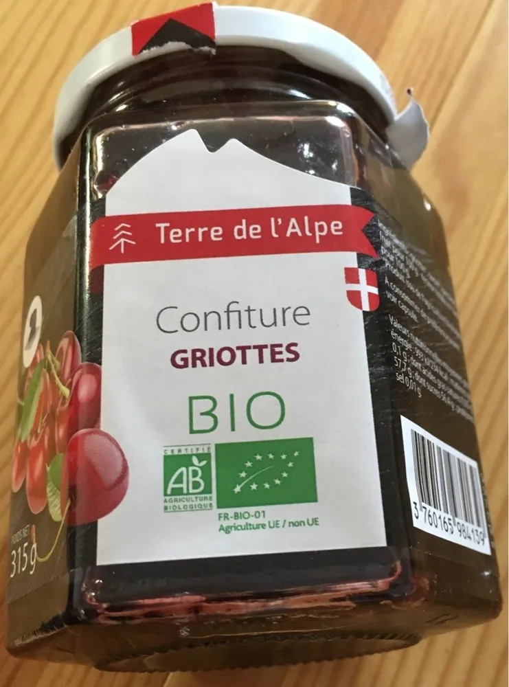Confiture Griottes bio