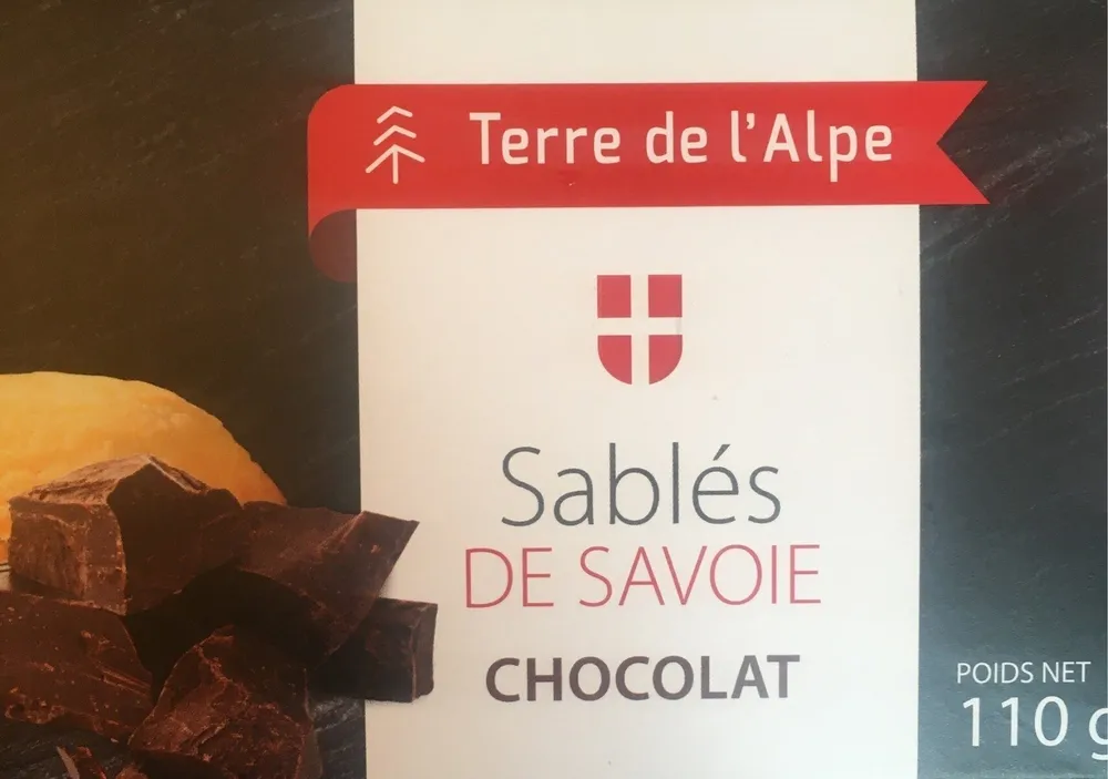 Sablés de Savoie chocolat