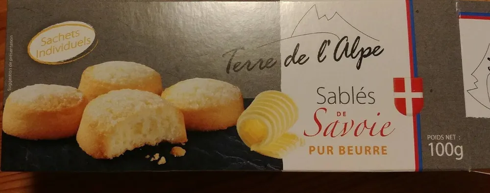 Sablés de Savoie pur beurre