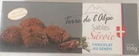 Sablés de Savoie chocolat au génépi