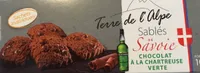 Sablés de Savoie chocolat à la chartreuse verte