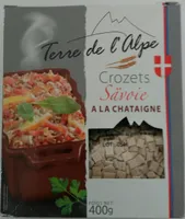 Crozets de savoie a la chataigne