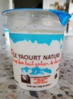 Le yaourt nature de savoie