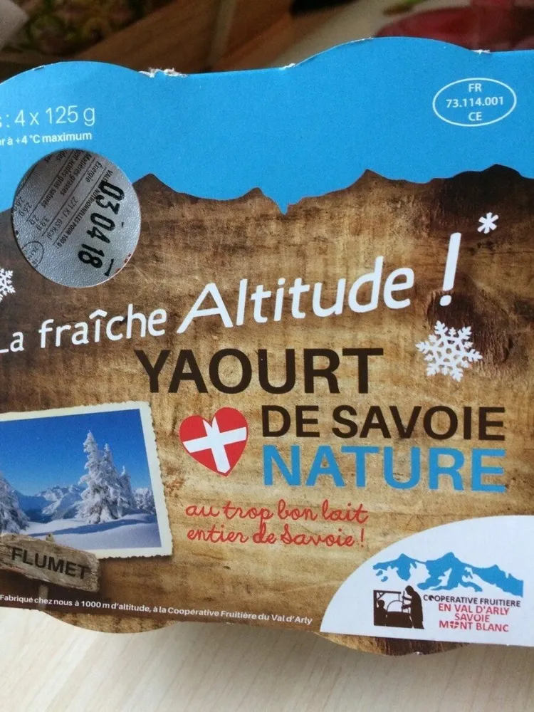 Yaourt nature