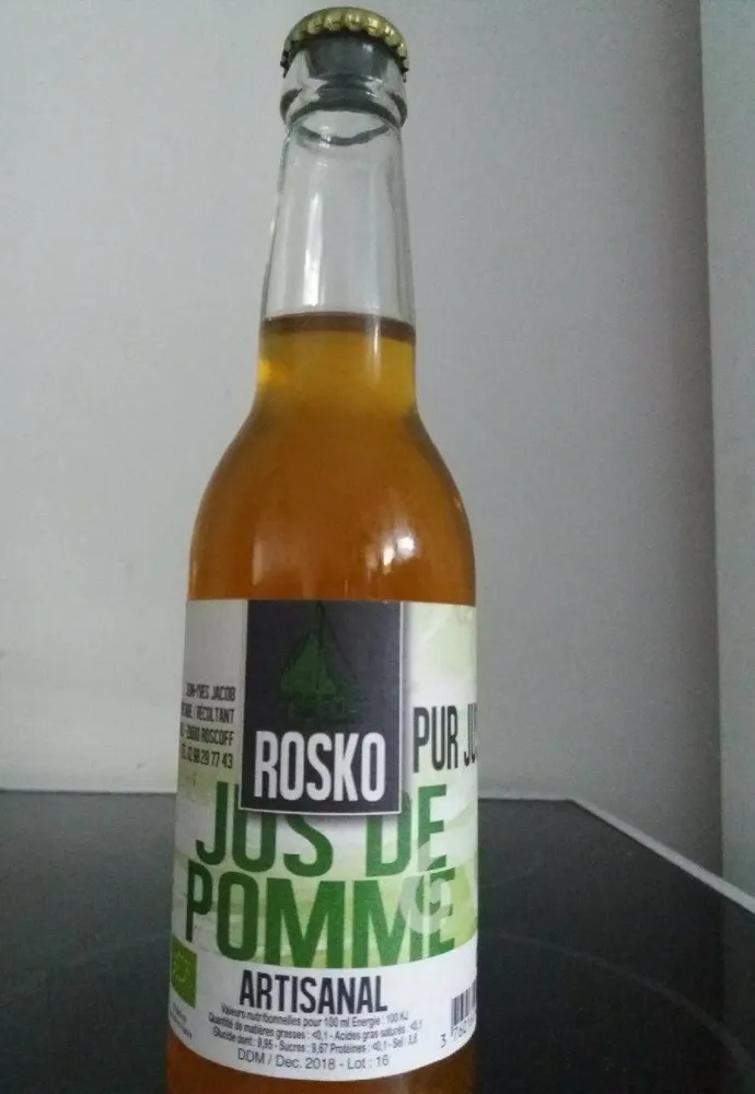 Pur jus de pomme  artisanal