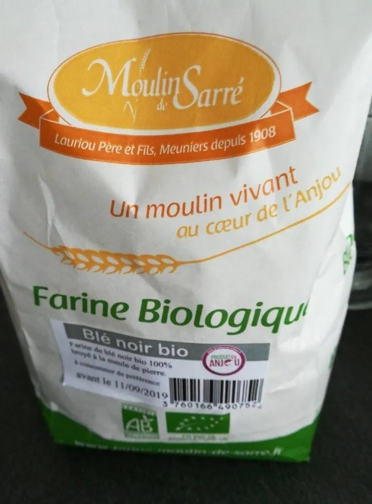 Farine biologique blé noir bio