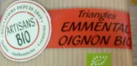 Triangles EMMENTAL OIGNON BIO