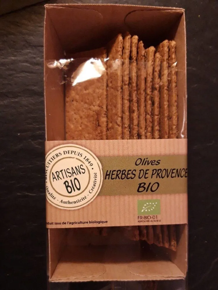 Biscuits à l olive et herbes Provence