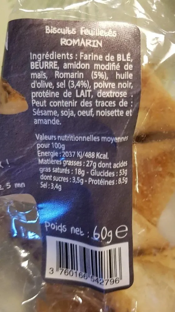 Feuilletes romarin