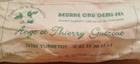 Beurre cru demi sel