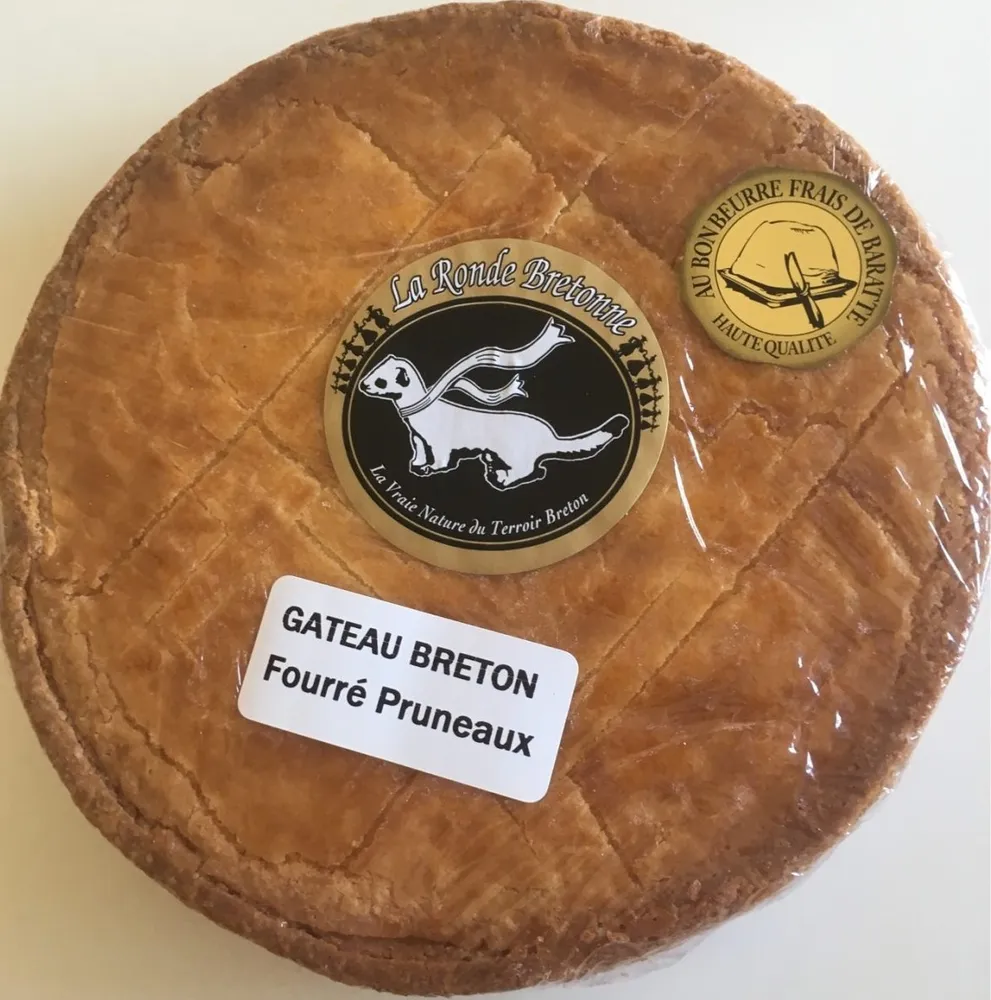 Gâteau Breton Fourré Pruneaux