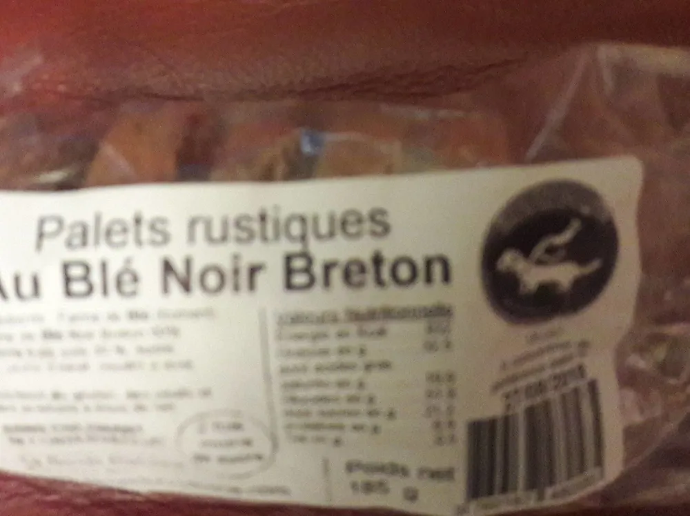 Palet rustique au blé noir breton
