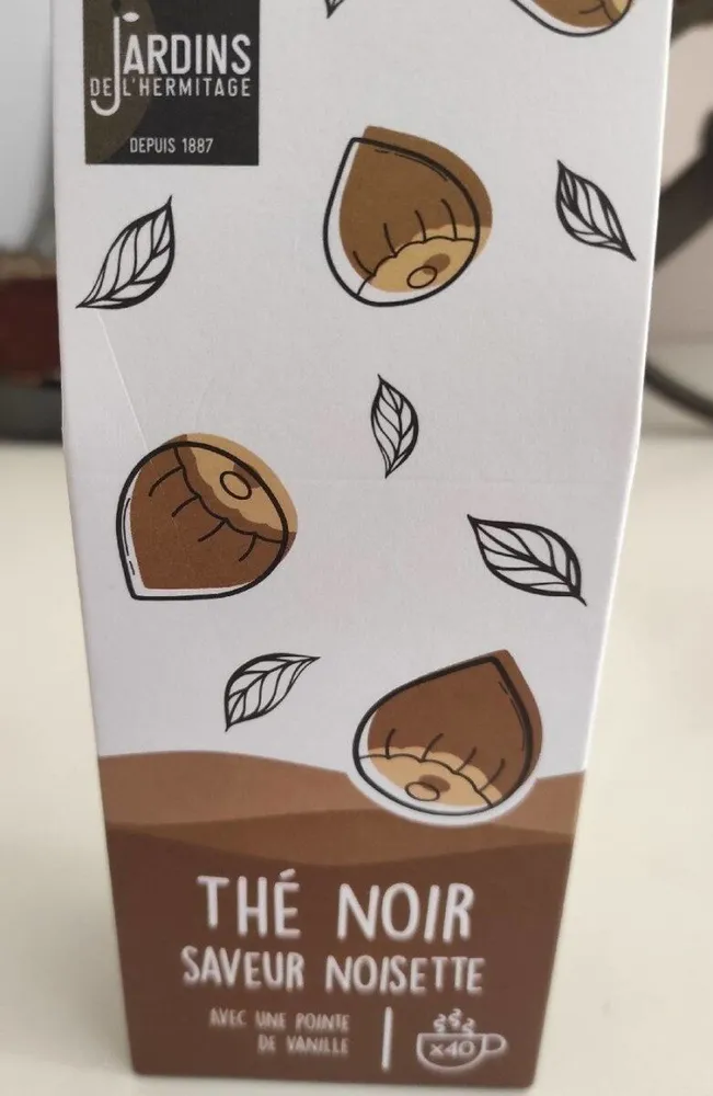 Thé noir saveur noisette
