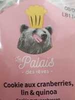 Cookie au cranberries lin et quinoa