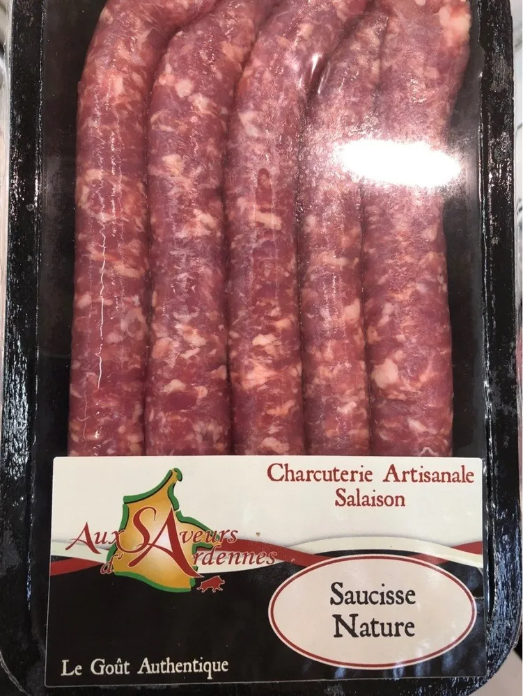 Saucisses natures