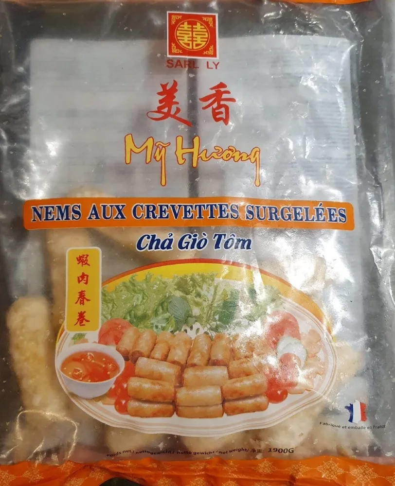 Nems au crevettes surgelés