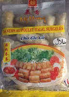 18 nems poulet halal surgeles