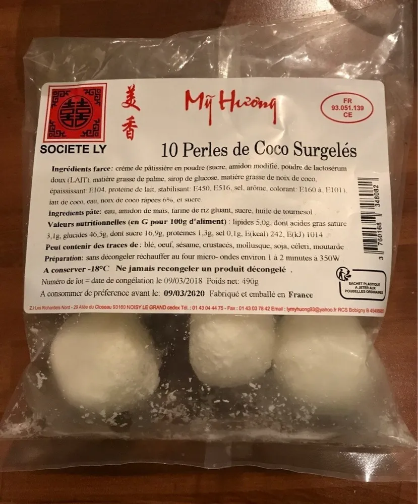 Perles de coco