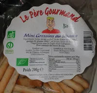 Mini gressins au sésame