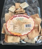 Le Père Gourmand crackers aux olives sachet de