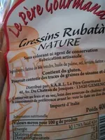 Gressins rubatà nature