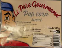 Pop corn sucré
