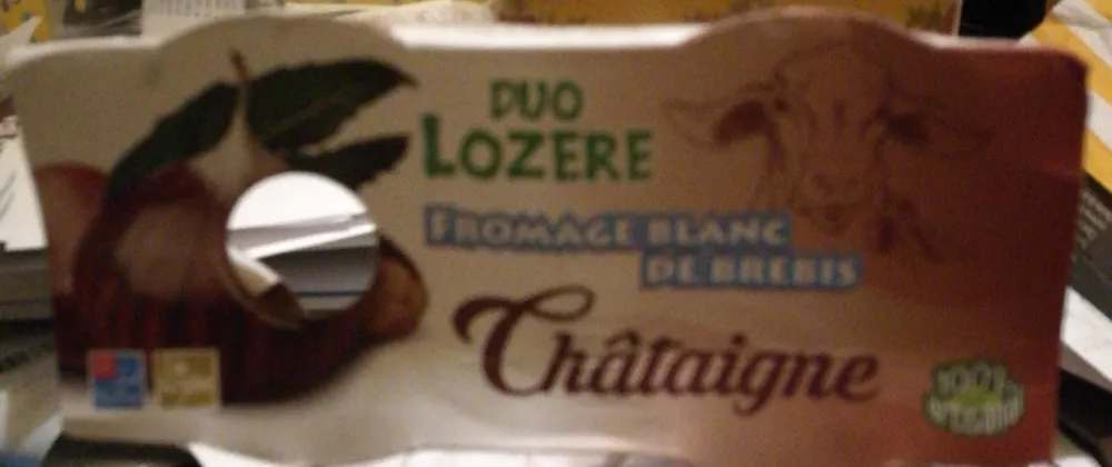 Fromage blanc de brebis châtaigne
