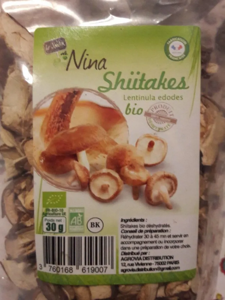 Shiitakés Déshydratés
