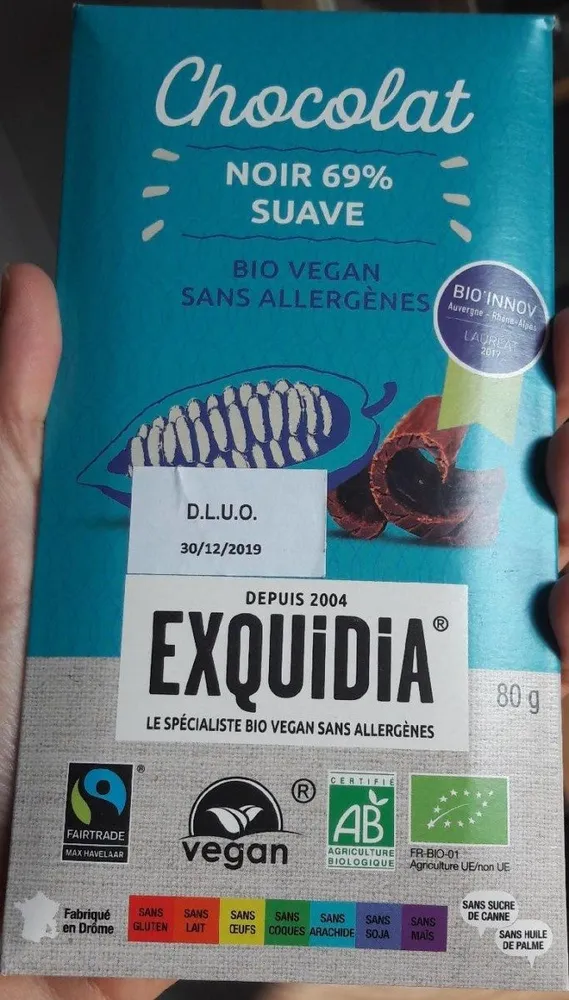 Chocolat noir 69%