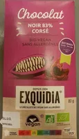 Chocolat noir 83% corsé