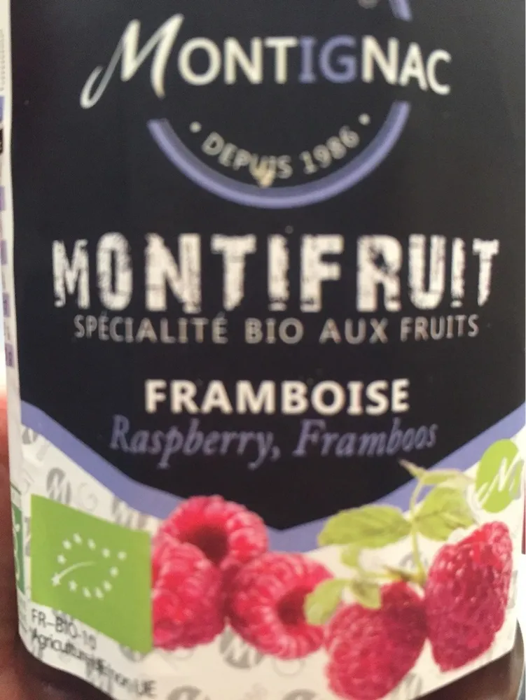 Confitures purée fruits Framboise