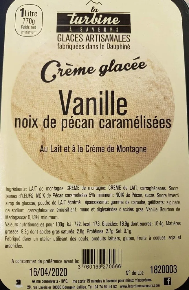 Vanille noix de pécan caramélisées