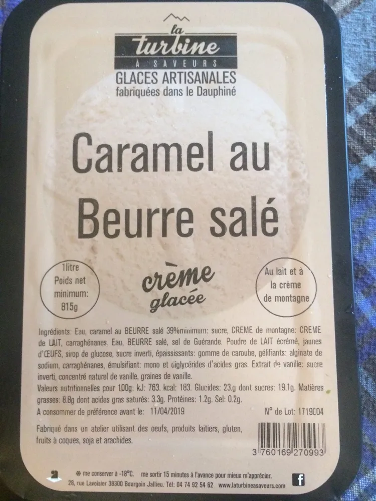 Caramel beurre salé - Crème glacée