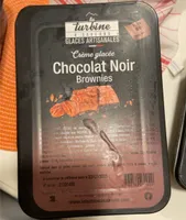 Creme glacee Chocolat noir brownies