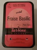 Sorbet fraise basilic