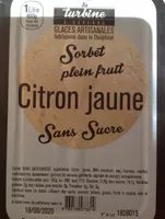 Citron jaune - Sorbet plein fruit