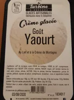 Crème glacée goût yaourt